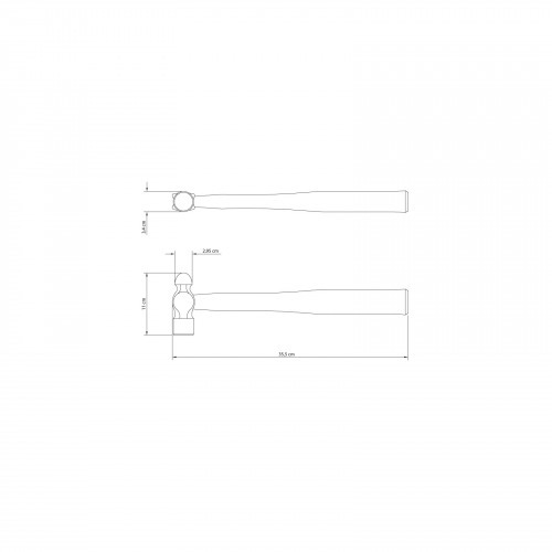 Martelo de bola 500 gramas - 40410/020 Martelo de bola 500 gramas - 40410/020