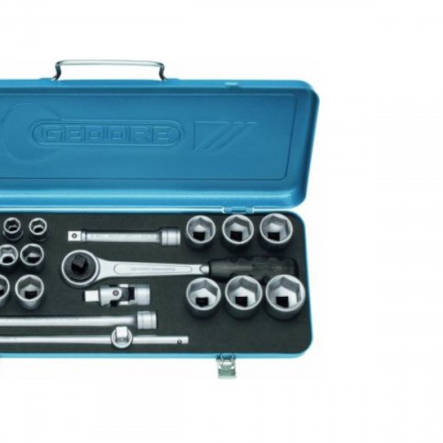 Jogo de soquete sextavado 10 a 32 mm encaixe 1/2 Jogo de soquete sextavado 10 a 32 mm encaixe 1/2