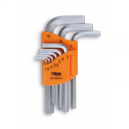 Jogo de chave allen 1,5 a 10 mm com 9 pe�as - BW 96/SC9
