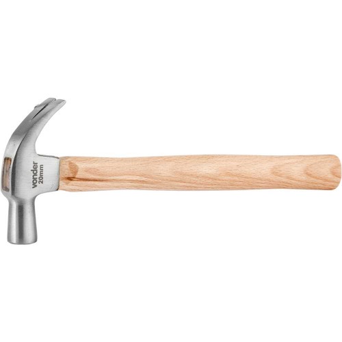 Martelo unha polido 20 mm com cabo de madeira Martelo unha polido 20 mm com cabo de madeira