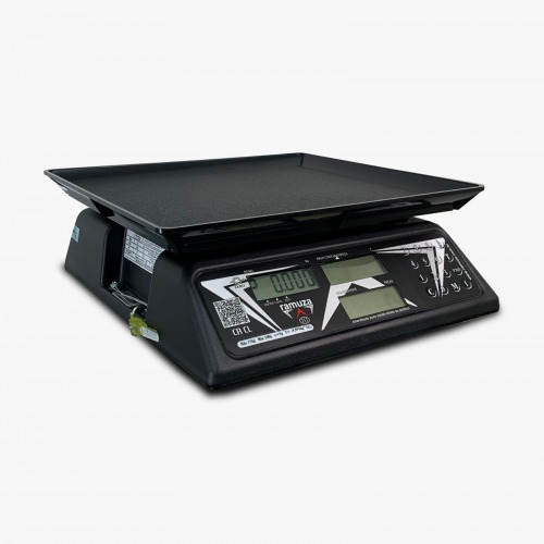 Balança digital contadora cristal preta 30 kg x 10 g - CR CL  110V/220V Balança digital contadora cristal preta 30 kg x 10 g - CR CL  110V/220V