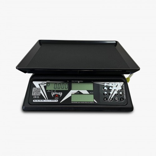 Balança digital contadora cristal preta 30 kg x 10 g - CR CL  110V/220V Balança digital contadora cristal preta 30 kg x 10 g - CR CL  110V/220V