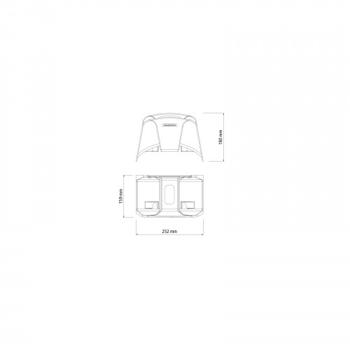 Suporte mural para mangueira de jardim at 30 metros