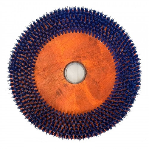 Escova de nylon para enceradeira 510 mm com flange - 01014