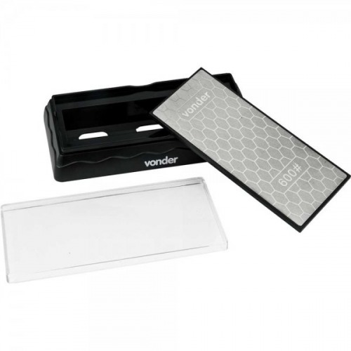 Pedra para afiar diamantada dupla face 7 Pedra para afiar diamantada dupla face 7