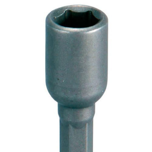 Soquete magn�tico sextavado 6 x 50 mm encaixe de 1/4