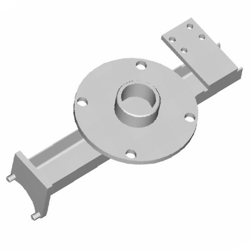 Placa acessria para fixar os motores Mercedes-Benz OM-314/364 - 700301