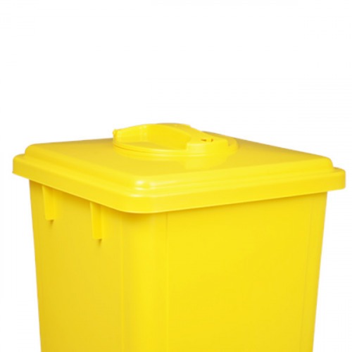 Cesto coletor de lixo 100L tampa flip top sem adesivo - CD12AM
