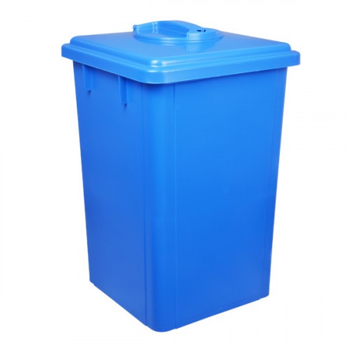 Cesto coletor de lixo 100L tampa flip top sem adesivo - CD12AZ