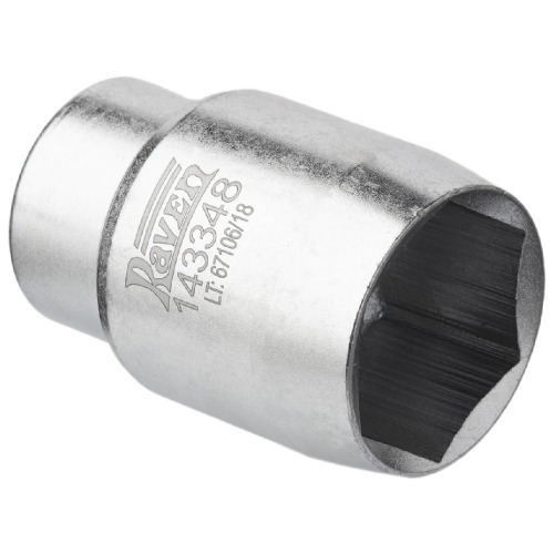 Soquete sextavado 36 mm encaixe 3/4