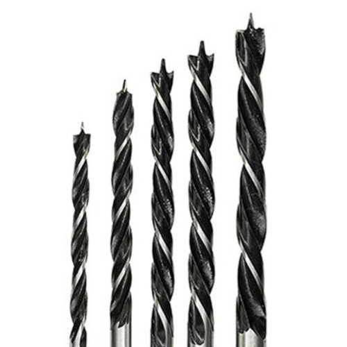 Jogo de broca para madeira 3 pontas 3 a 8 mm com 5 peas - 29.086