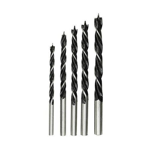 Jogo de broca para madeira 3 pontas 3 a 8 mm com 5 peas - 29.086