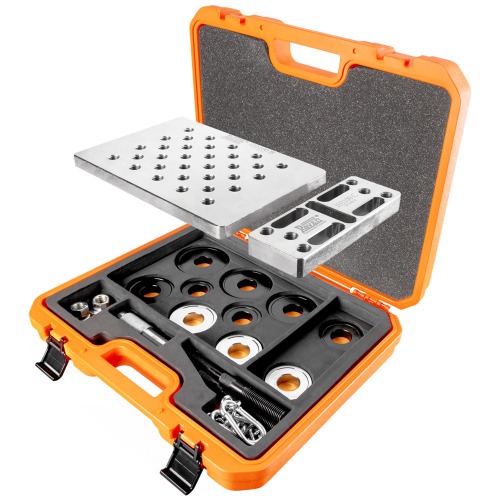 Conjunto extrator/instalador para rolamentos de roda dianteiros 29 peças - 103100 Conjunto extrator/instalador para rolamentos de roda dianteiros 29 peças - 103100