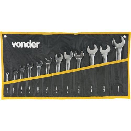 Jogos de chave fixa 6 a 32 mm aço cromo vanádio com 12 peças Jogos de chave fixa 6 a 32 mm aço cromo vanádio com 12 peças