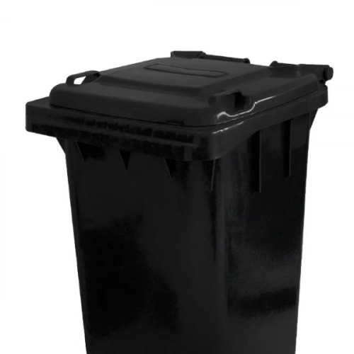 Cesto de lixo gari 120L sem adesivo com rodas de 200mm - C120PR