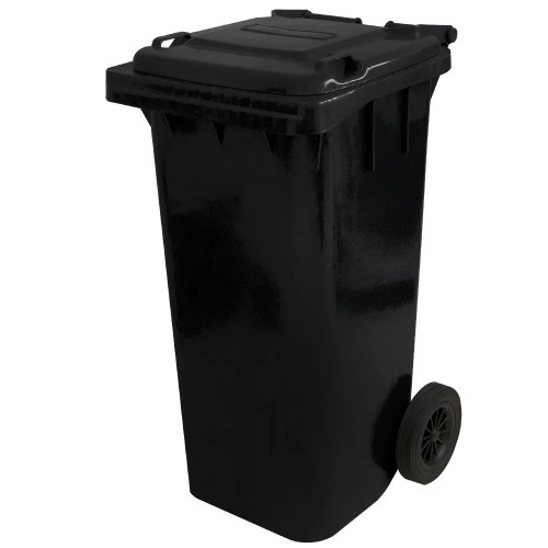 Cesto de lixo gari 120L sem adesivo com rodas de 200mm - C120PR