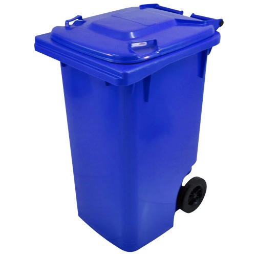 Cesto de lixo gari 240L com rodas de 200 mm sem pedal - C240AZ