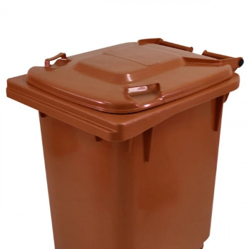 Cesto de lixo gari 240L com rodas de 200 mm sem pedal - C240MR