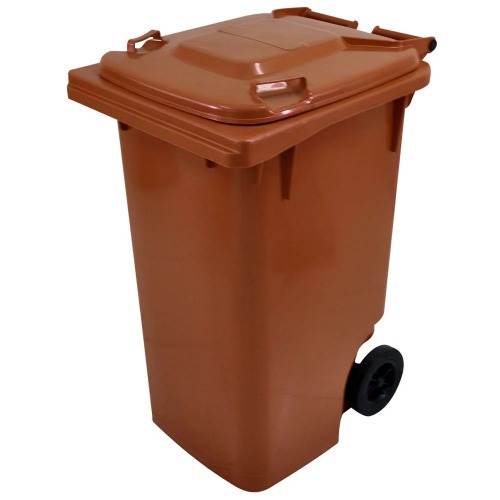 Cesto de lixo gari 240L com rodas de 200 mm sem pedal - C240MR