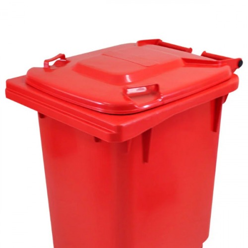 Cesto de lixo gari 240L com rodas de 200 mm sem pedal - C240VM