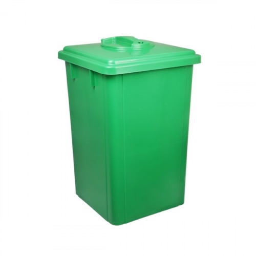 Cesto coletor de lixo 60L tampa flip top sem adesivo - CV62VD