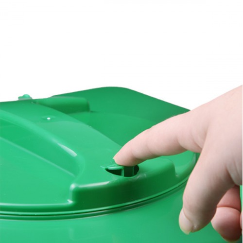 Cesto coletor de lixo 60L tampa flip top sem adesivo - CV62VD