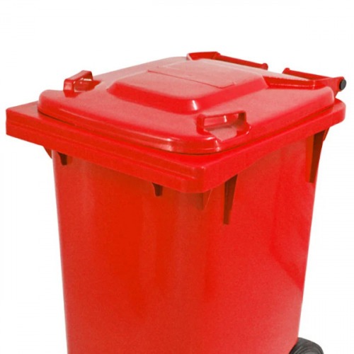 Cesto de lixo gari 240L com rodas de 300 mm sem pedal - C241VM