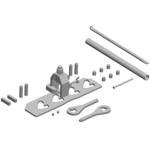 Ferramentas para extrair os bicos injetores do motor 801179