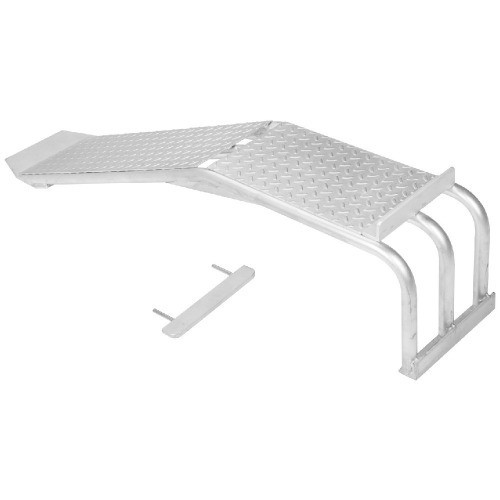 Rampa metálica para suporte e exposição de automóveis - 107005 Rampa metálica para suporte e exposição de automóveis - 107005