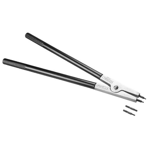 Alicate abertura 15 a 38 mm para anéis externos de trava de câmbio - 102003 Alicate abertura 15 a 38 mm para anéis externos de trava de câmbio - 102003