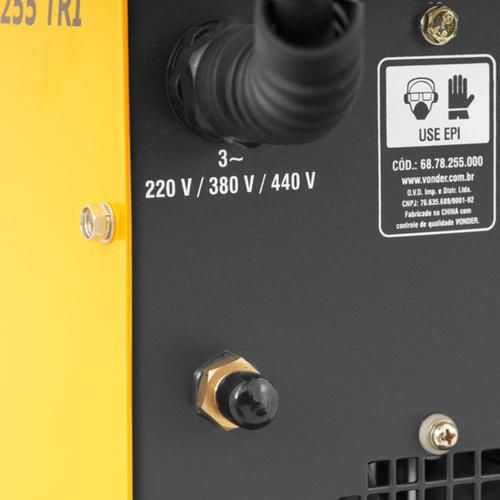 Máquina de solda Mig Mag 250 amperes trifásica - MM 255 Máquina de solda Mig Mag 250 amperes trifásica - MM 255