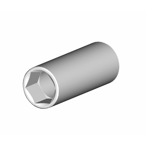 Soquete sextavado de 28 mm com encaixe de 1/2? para porca dos injetores 721308