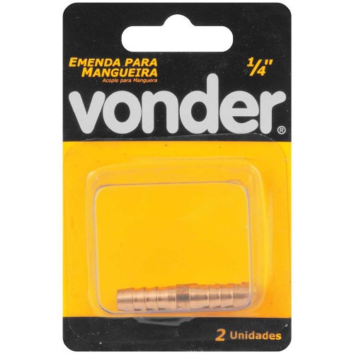 Emenda para mangueira 1/4