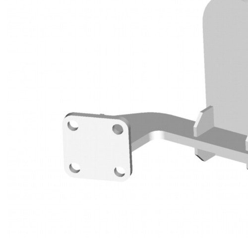 Placa acessria para fixar as caixas de transmisso - 700335