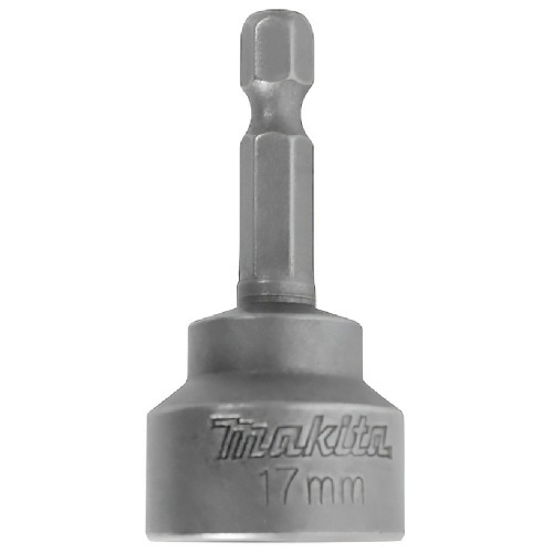 Soquete magn�tico sextavado 17 x 50 mm encaixe de 1/4