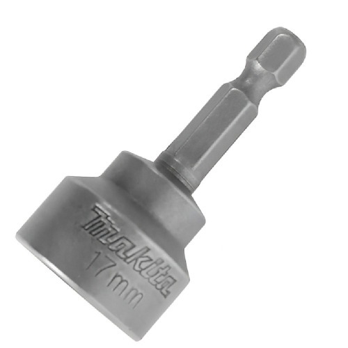 Soquete magn�tico sextavado 17 x 50 mm encaixe de 1/4