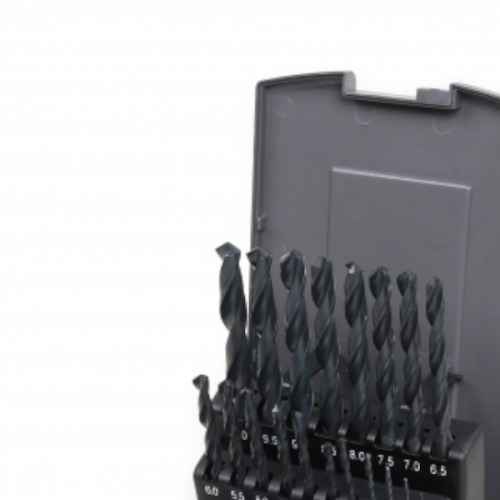 Jogo de brocas de ao rpido 1 a 10 mm com 19 peas - BW 410