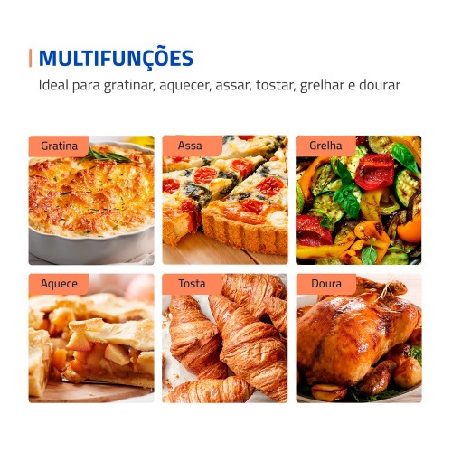 Forno eltrico 1800W 52 litros Grand Family II - FRN-52-B  220V