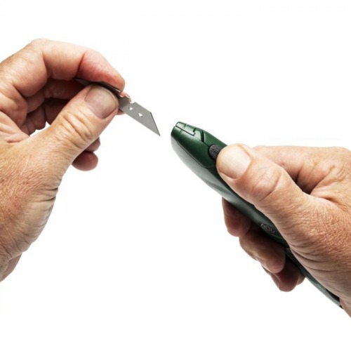 Estilete de segurana auto retrtil com ajuste de lmina - ST93624G