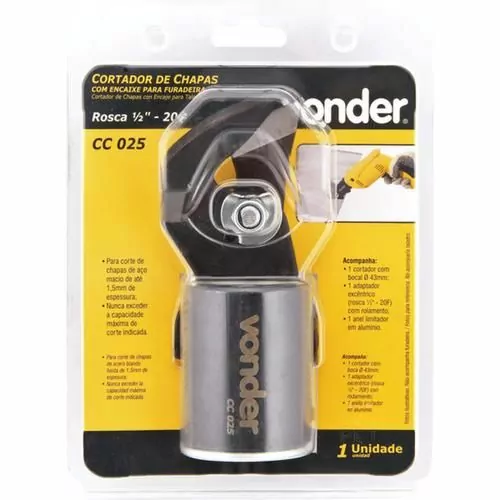 Cortador de chapa capacidade de 1,5 mm - CC 025