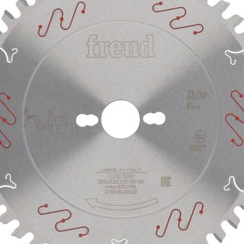 Disco de serra para madeira 250 mm x 30 mm 48 dentes - LU3C 0200 Disco de serra para madeira 250 mm x 30 mm 48 dentes - LU3C 0200
