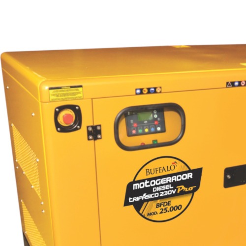 Gerador de energia 25 Kva a diesel cabinado com painel ATS trif�sico 220V - BFDE 25.000