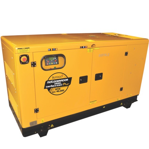 Gerador de energia 46 Kva a diesel cabinado com painel ATS trifásico 220V - BFDE 46.000 Gerador de energia 46 Kva a diesel cabinado com painel ATS trifásico 220V - BFDE 46.000