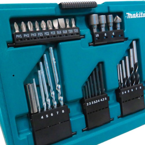 Jogo de brocas bits e soquetes 33 peas com maleta - B-49389