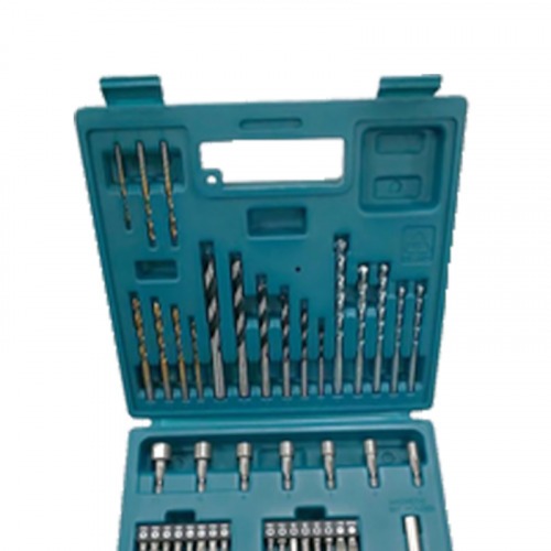 Jogo de brocas bits e soquetes 60 peas com maleta - E-11829