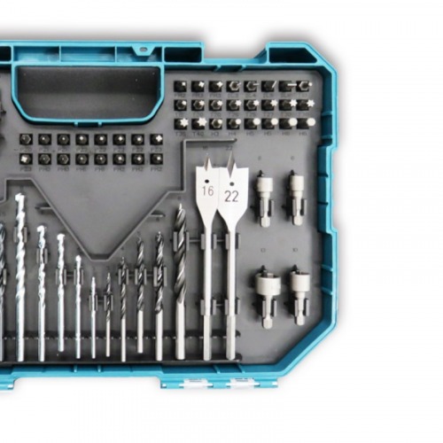Jogo de broca bits e soquetes 75 peas com maleta - E-15126