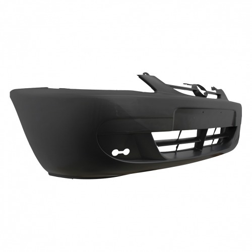 Para-choque Celta 2000 a 2006 dianteiro preto liso sem furo - 1750