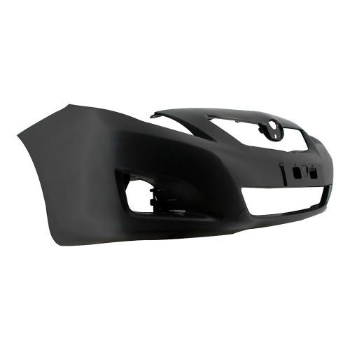 Para-choque Corolla 2008 a 2011 dianteiro preto liso com ressalto de placa - 7012 Para-choque Corolla 2008 a 2011 dianteiro preto liso com ressalto de placa - 7012