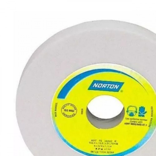 Rebolo reto para metal duro 8