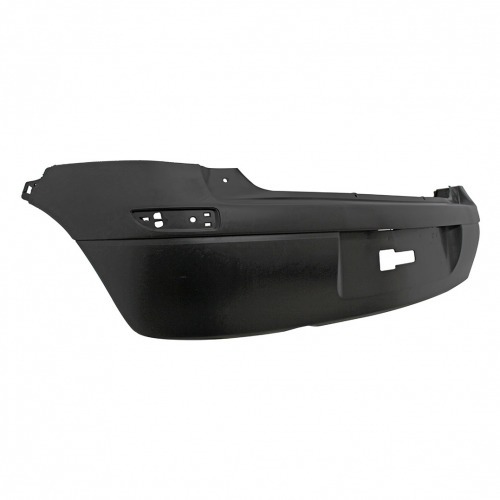 Para-choque Corsa Hatch 2003 a 2012 traseiro preto liso com farol - 1742